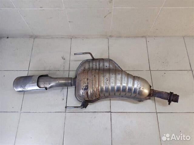 Глушитель задняя часть Opel astra H 2010