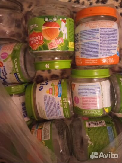 Банки от детского пюре