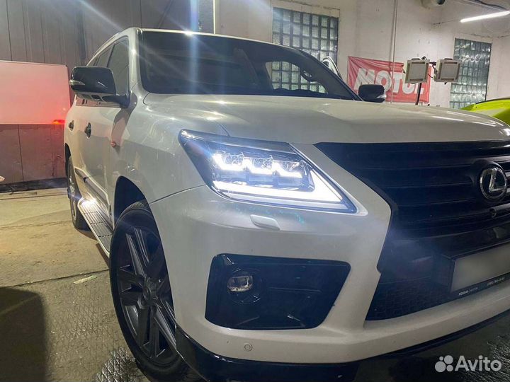 Фары Lexus LX570 стиль 2020 года