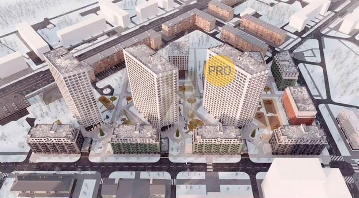 2-к. квартира, 62,5 м², 1/25 эт.