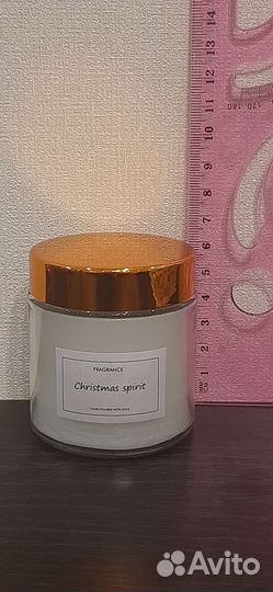 Ароматическая свеча ручной работы