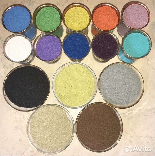 Кварцевый цветной песок