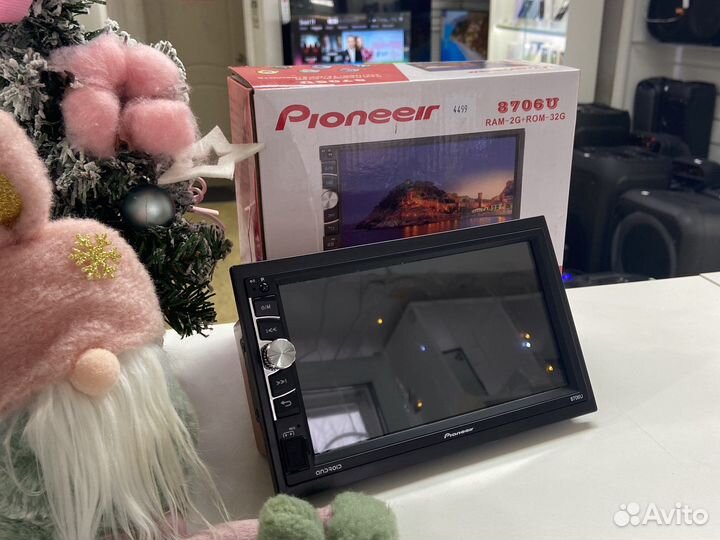 Автомагнитола Peoneer 7” 8706U (новая,гарантия)