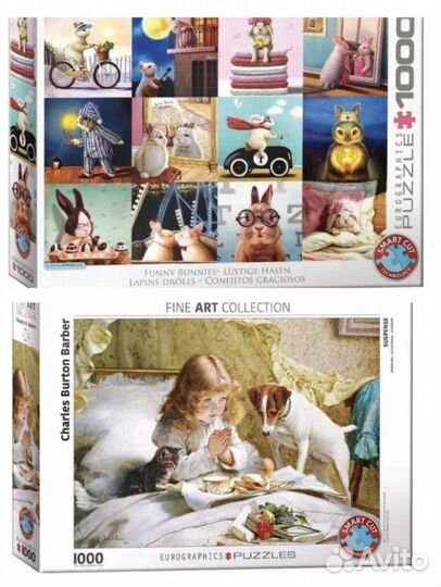 Пазл Eurographics, пазлы 1000