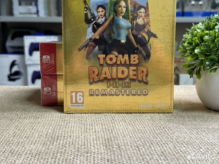 Картридж Tomb Raider 1-3 Remastered Deluxe