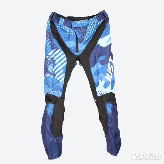 Мотоштаны JustCat (Камуфляж Зеленый, 34)