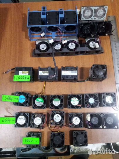 Серверные вентиляторы 40х40мм