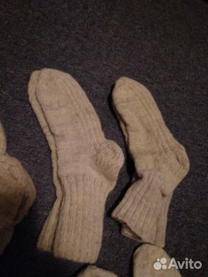 Носки шерстяные из овечьей шерсти