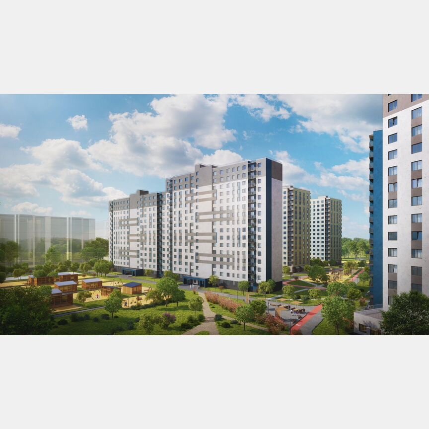Квартира-студия, 22,8 м², 4/16 эт.