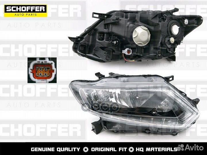 Фара галоген дхо правая Nissan X-Trail 14-17