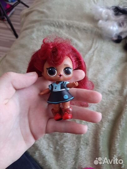 Кукла лол с волосами