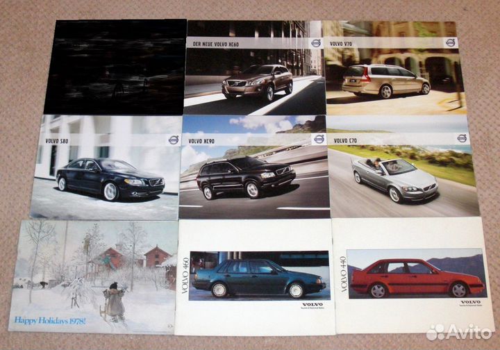 Volvo рекламные каталоги брошюры журналы