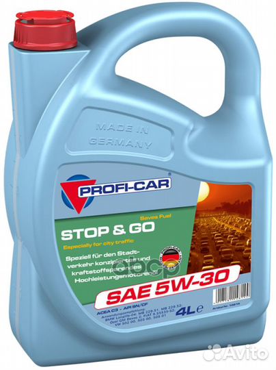Prof 5W30 stop&GO (4L) масло моторсинтAPI