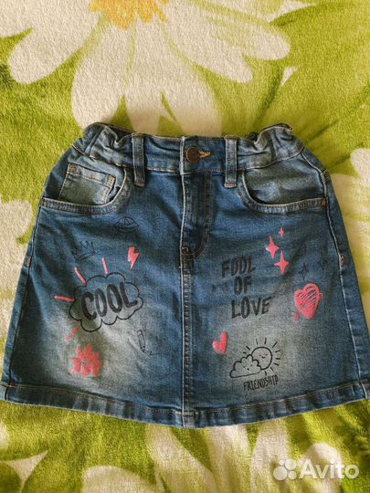 Джинсовая юбка для девочки