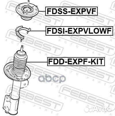 Опора амортизатора ford explorer V TUB 2011- FD