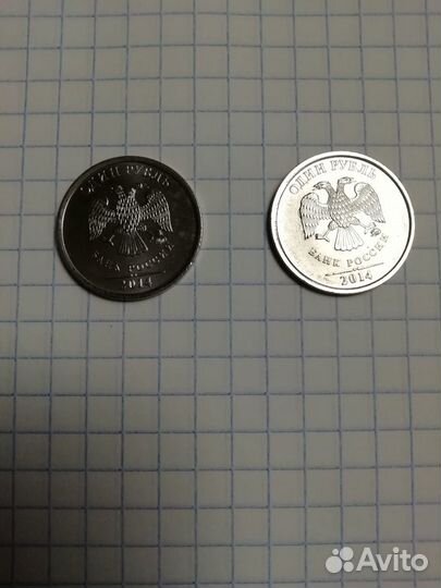 Монеты 1 р,юбилейные, разные