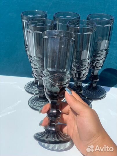 Бокалы 6 штук