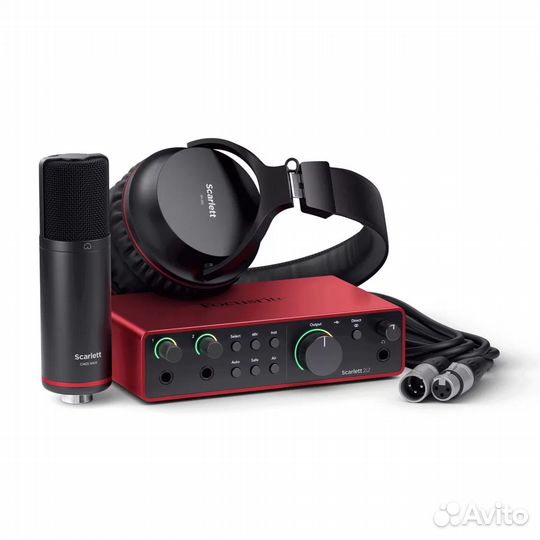 Студийный комплект focusrite Scarlett 2i2 Studio 4