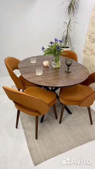 Раздвижной стол Лофт Detroit Дуб Венге D100+25