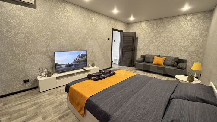 1-к. квартира, 37 м², 2 кровати