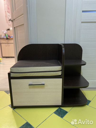 Тумба для обуви с сиденьем