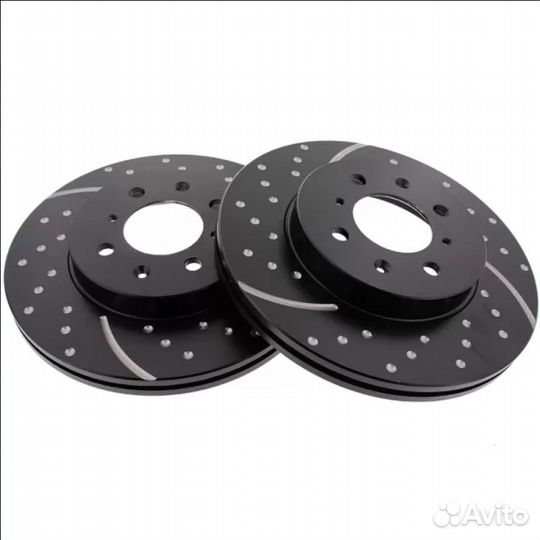 Тормозные диски для авто с перфорацией и слотами