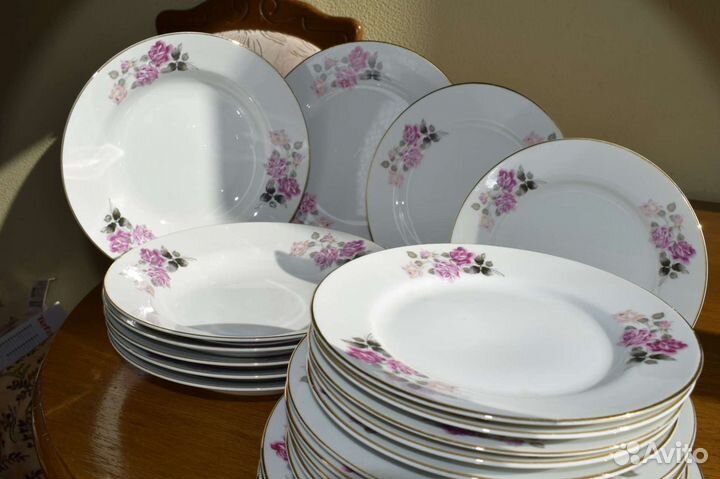 Тарелки Япония 24шт. Винтаж