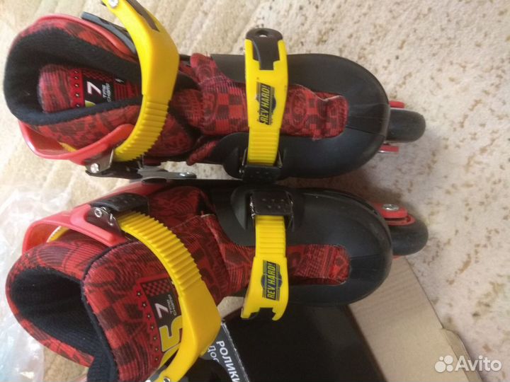 Коньки раздвижные и ролики 3 в одном