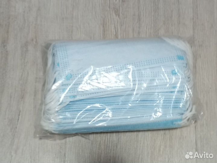 Маски трёхслойный для лица