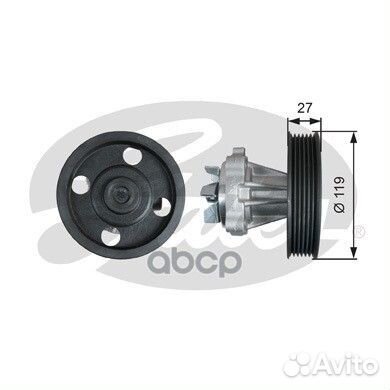 Насос водяного охлаждения WP0120 Gates