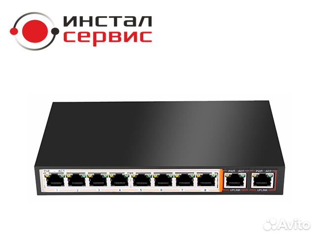 POE коммутатор SVB-208PC