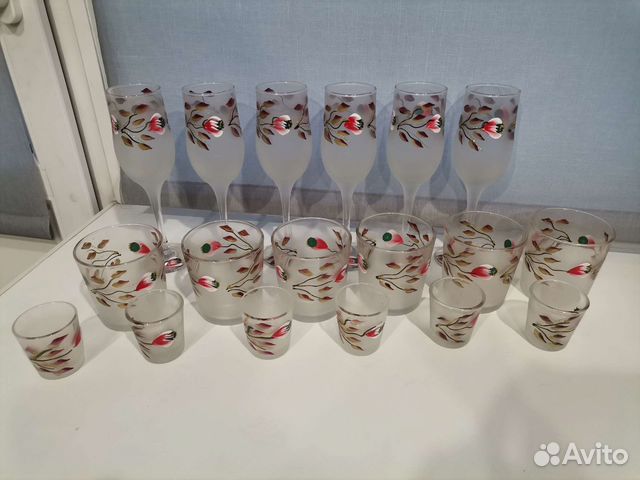 Набор стаканы, рюмки