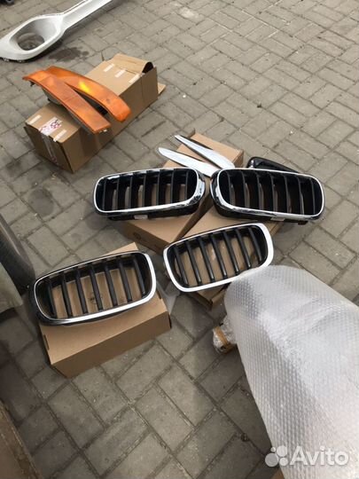 Диффузор заднего бампера бмв x6F16 d3 Ноздри f15,f