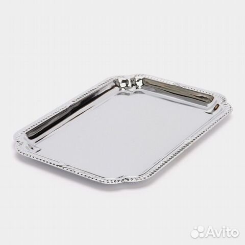 Поднос металлический 15х22см