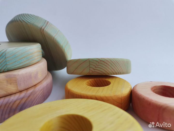 Деревянная пирамидка