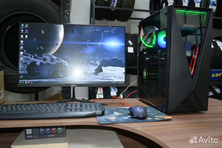 Компьютер 8 ядер +16 ddr3 + RX570 Игровой