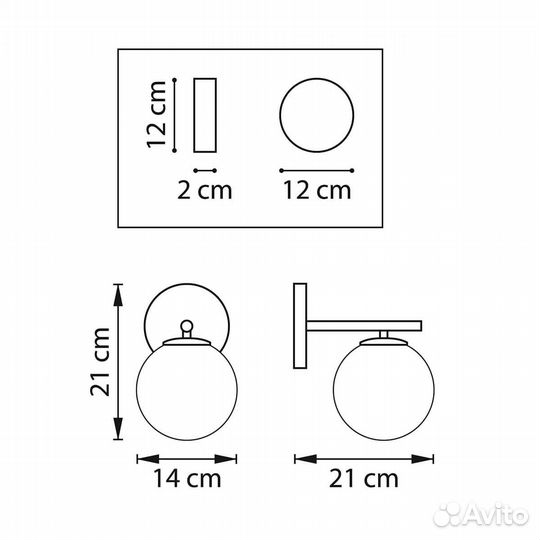 Бра Lightstar Croco 