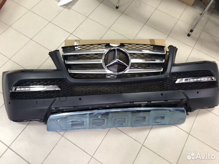 Бампер передний Mercedes GL x164 Рест