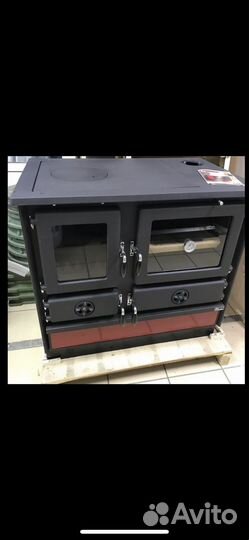 Печь чугунная с духовкой