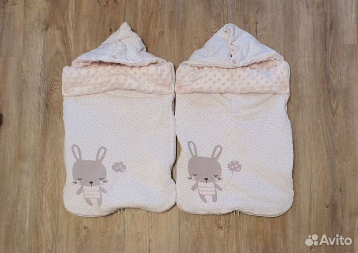 Конверт на выписку/в коляску для двойни