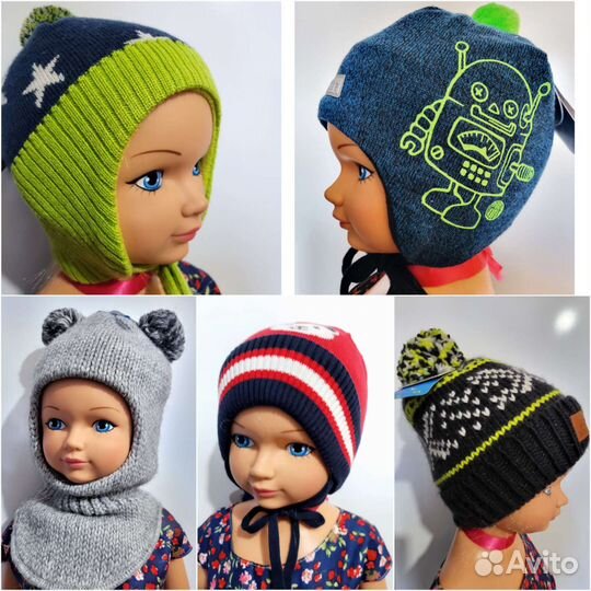 Шапка для мальчика новая Lassie, Babygo, Futurino