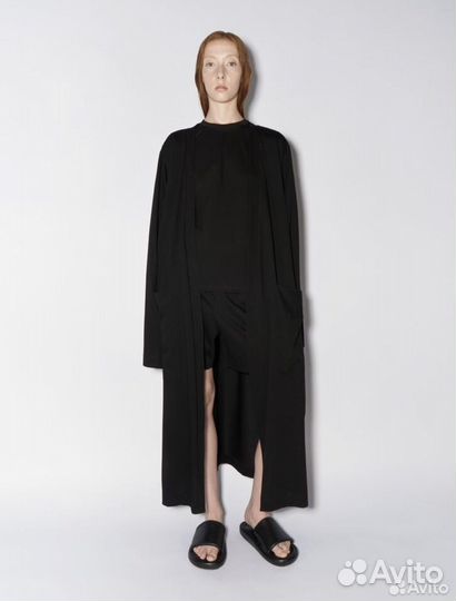 Ushatava кимоно халат черное