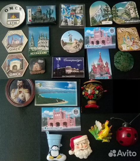 Магниты. Серия города России. Разное