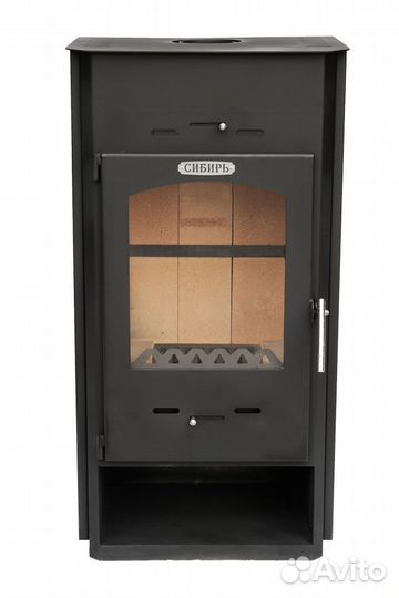 Печь-камин стальная 