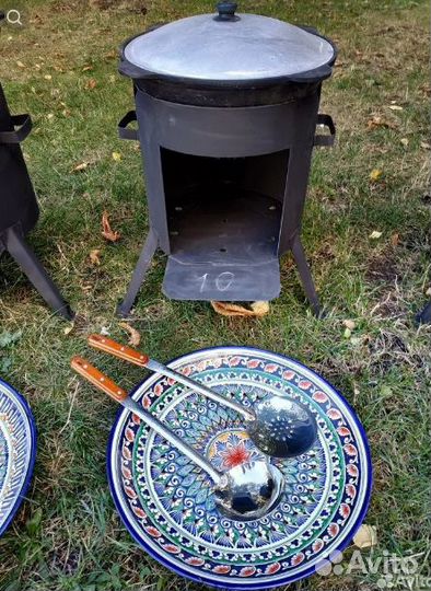 Казан 10л с печью