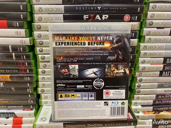 Игры для PS3: Call of Duty: World AT War