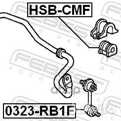 Втулка стабилизатора перед прав лев Febest HSB-CMF