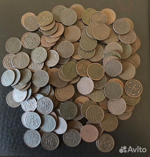 Медная 1/2 копейки Николая 2