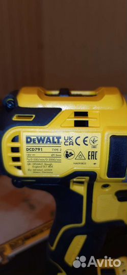 Шуруповерт dewalt dcd 791