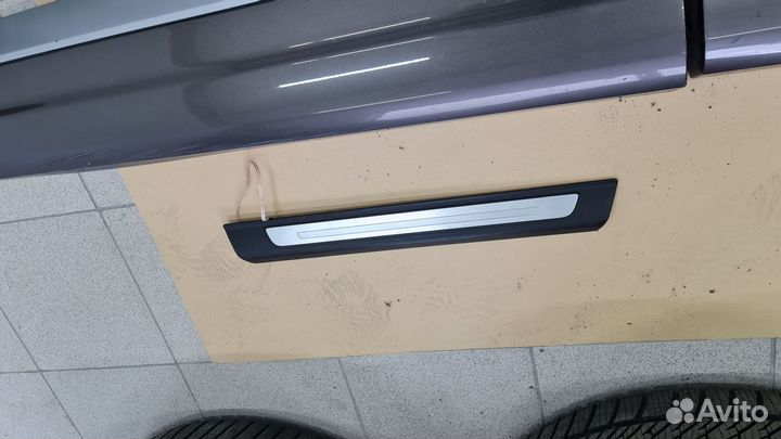 Накладки порогов с подсветкой audi Q7 4M внутренни